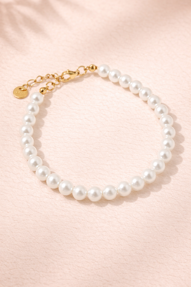 Bracelet Perle royale  - Doré