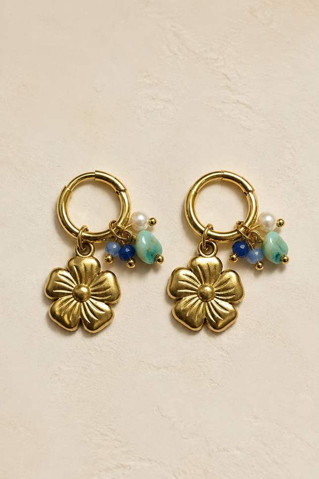 Boucles d’oreilles - Azur