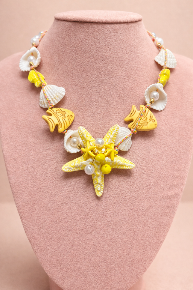 Collier Playa  - Jaune