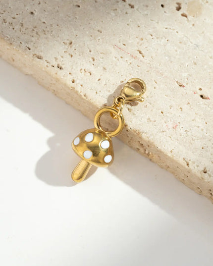 Charm Champignon - Doré