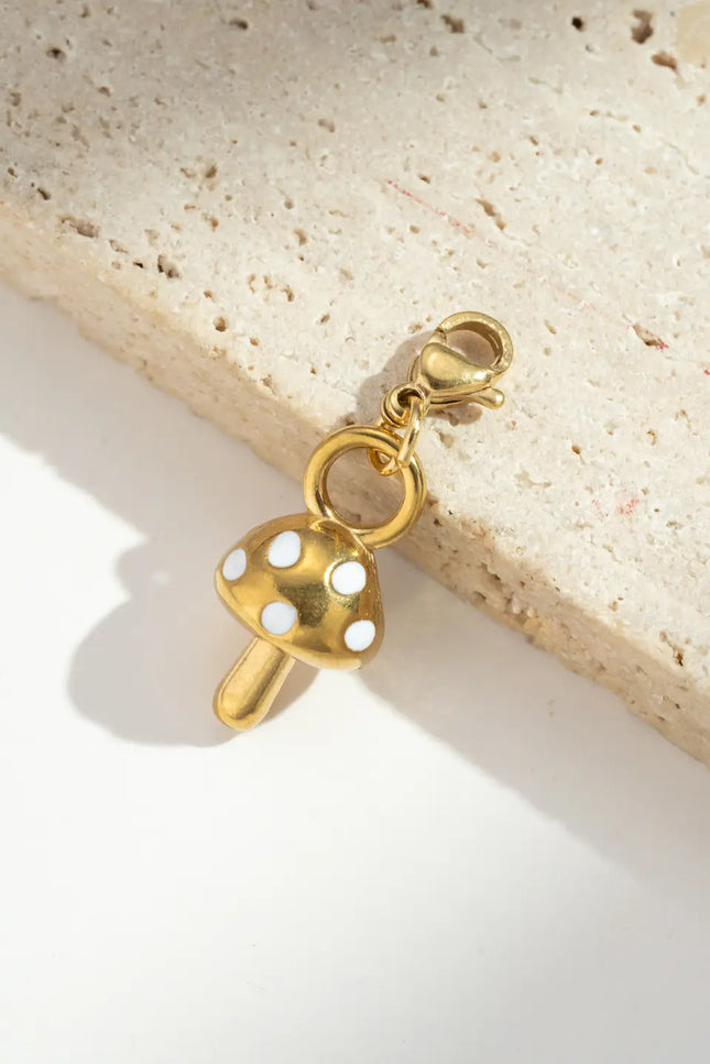 Charm Champignon - Doré