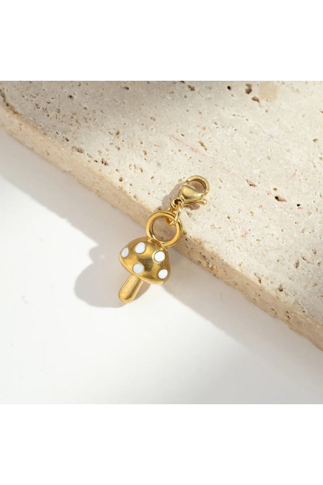 Charm Champignon - Doré
