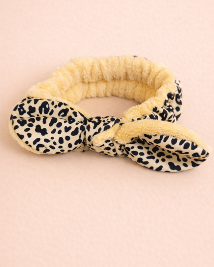 Bandeau de maquillage - Léopard Beige