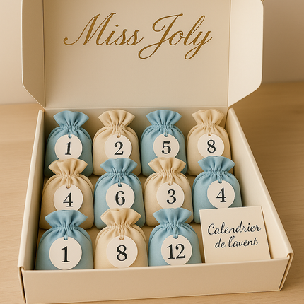 Calendrier de l'avent 12 CASES - PRÉ-COMMANDE