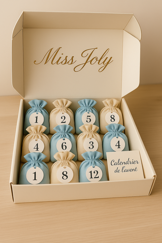 Calendrier de l'avent 12 CASES - PRÉ-COMMANDE