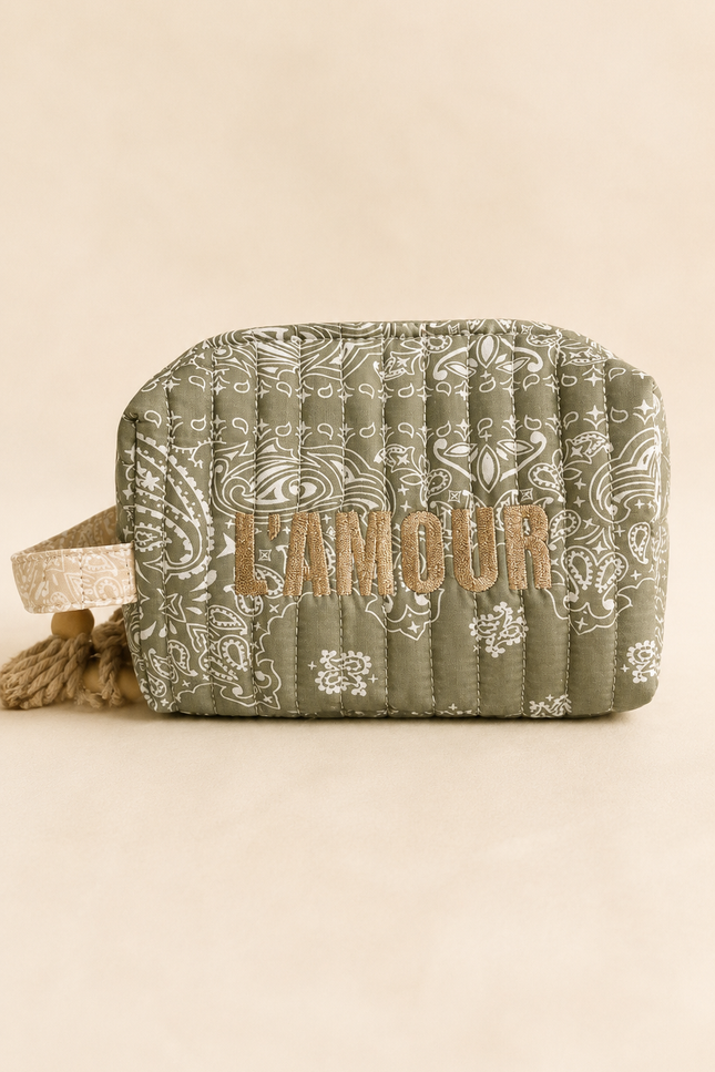 Trousse Amour - Kaki