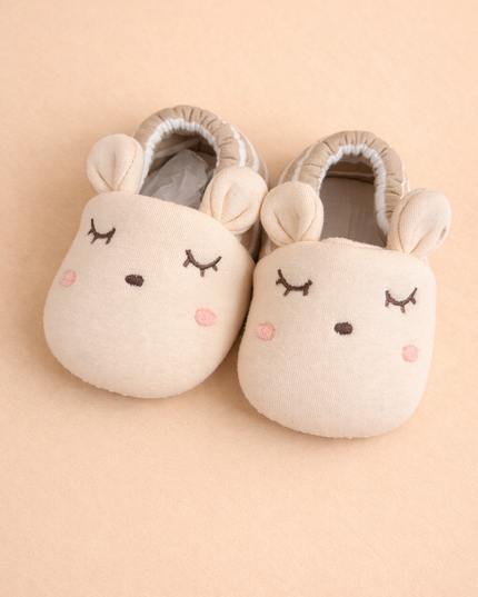 Chaussons Antidérapantes - Lapin Beige