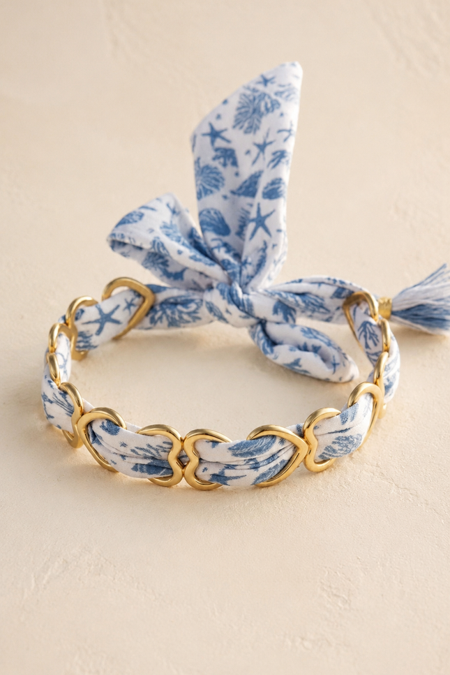 Bracelet Ruban - Bleu