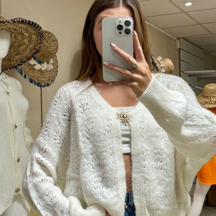 Gilet Esmée - Blanc