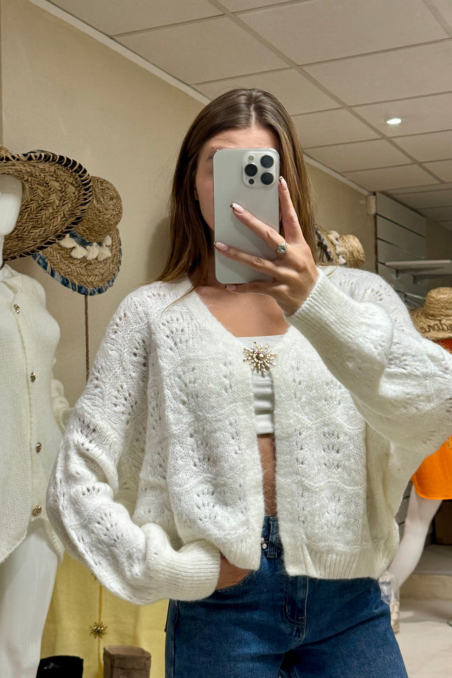 Gilet Esmée - Blanc