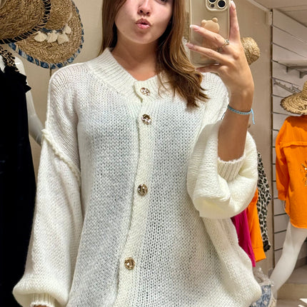 Gilet Léandra  - Blanc