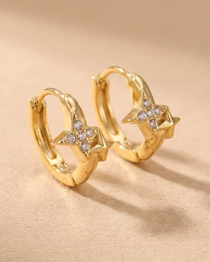 Boucles d’oreilles Éclat Astral - dorée