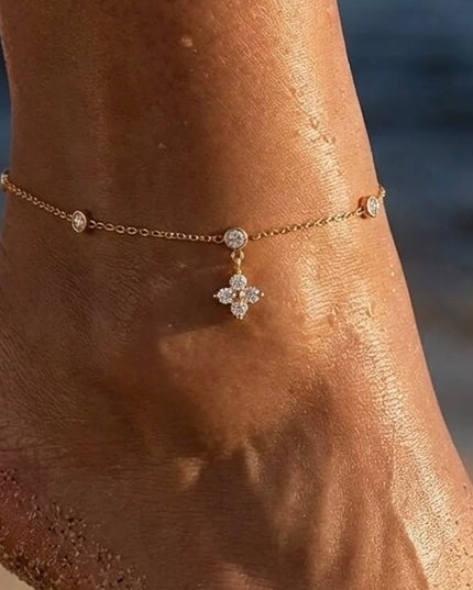 Bracelet de cheville Chancia - Doré