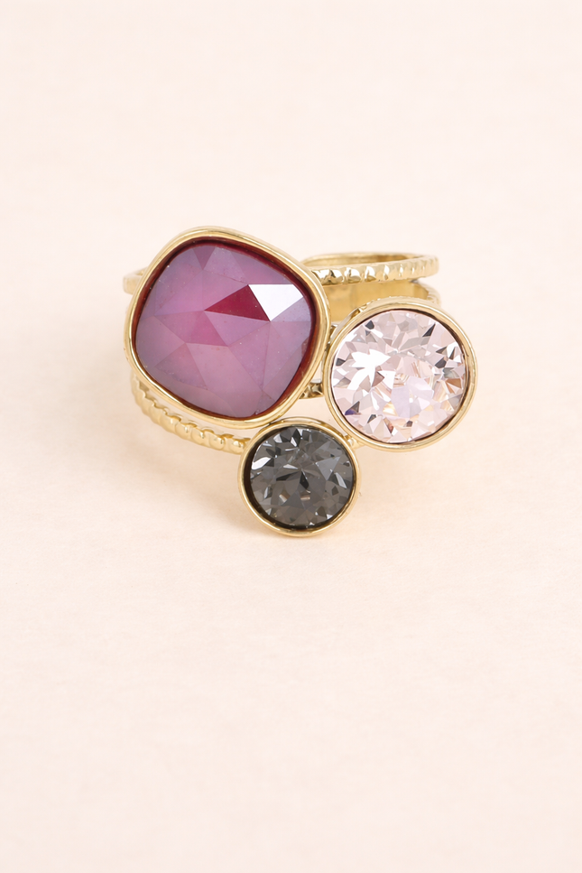Bague Rêve d’azur - Dark Red