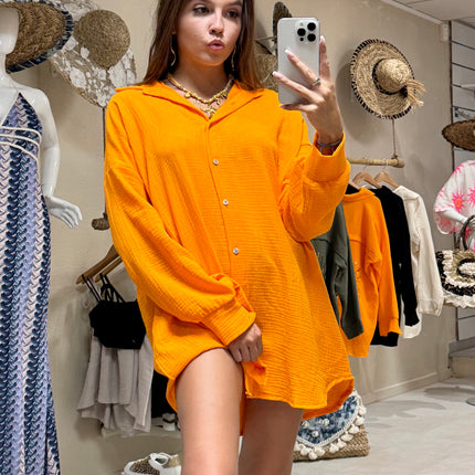 Chemise Oeil - Orange
