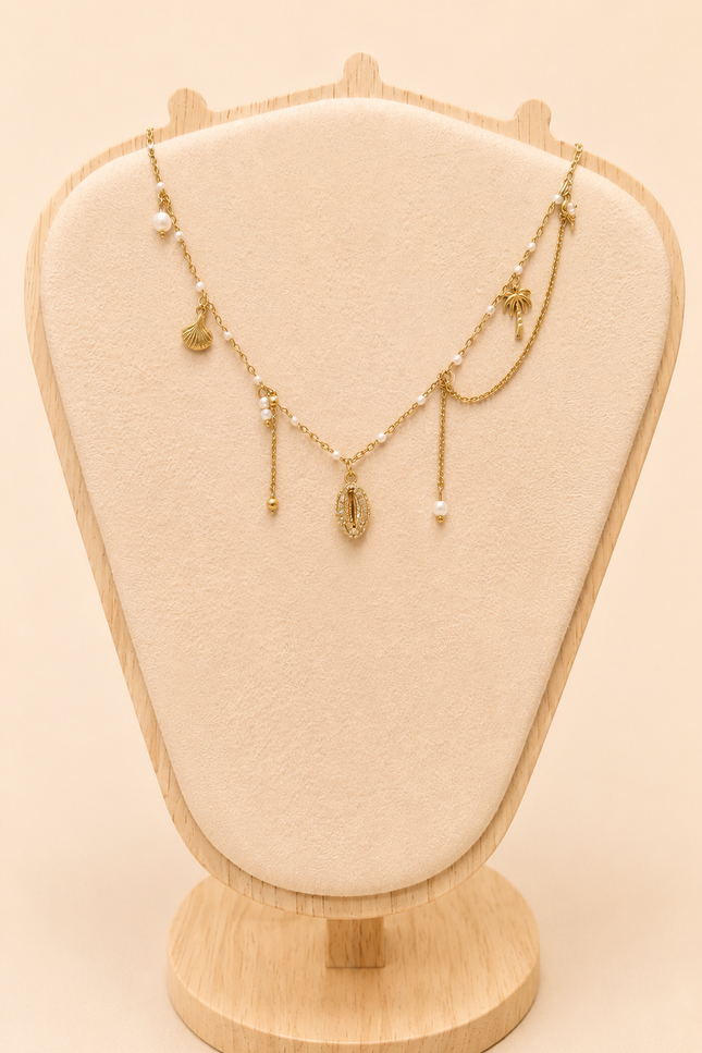 Collier Chic Bohème - Doré