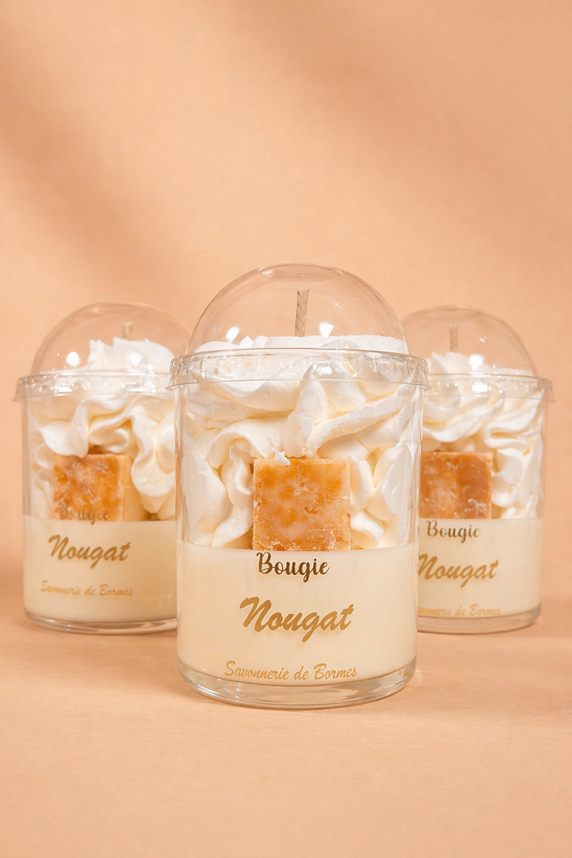 Bougie Chantilly - Nougat