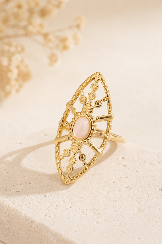 Bague Opaline - Rose
