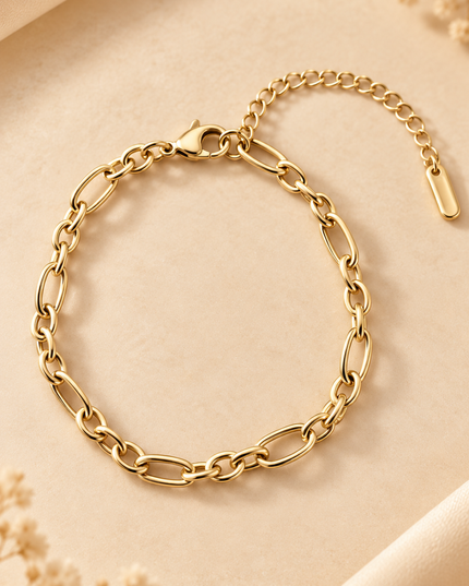 Bracelet Charm Lou  - Doré