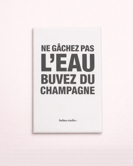Aimant - Ne gâchez pas l’eau