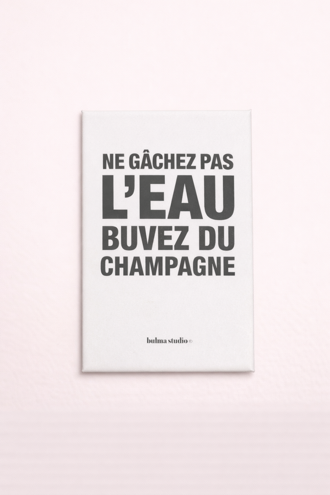 Aimant - Ne gâchez pas l’eau