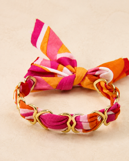 Bracelet Ruban - Fuchsia