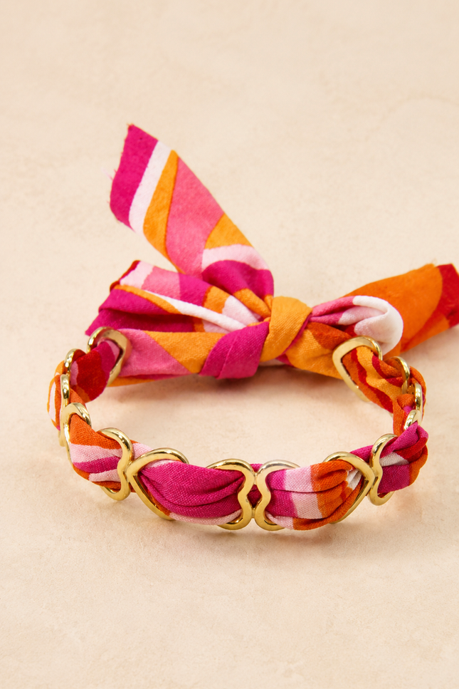 Bracelet Ruban - Fuchsia