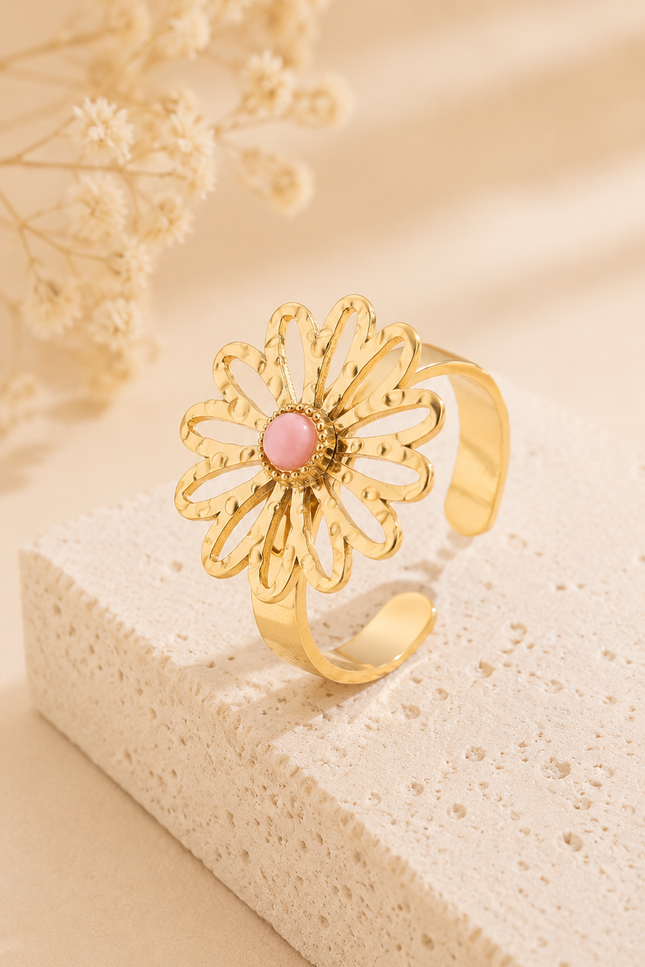 Bague Opale - Lilas