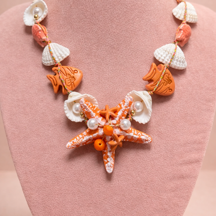 Collier Playa  - Orange