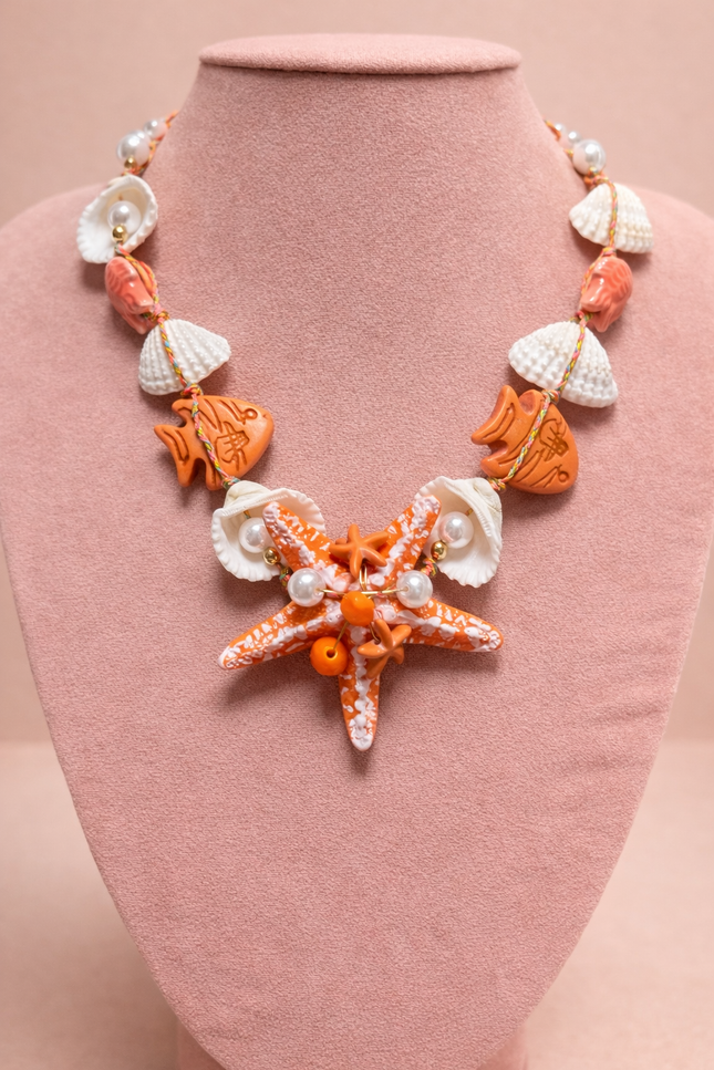 Collier Playa  - Orange