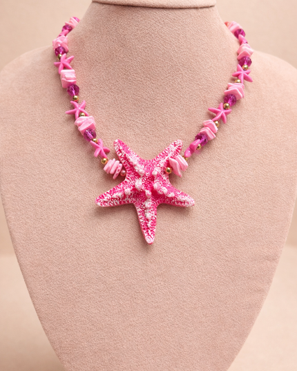 Collier Lagune  - Fuchsia