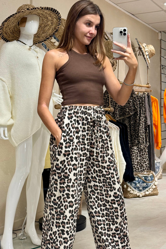 Pantalon Léopard Louna