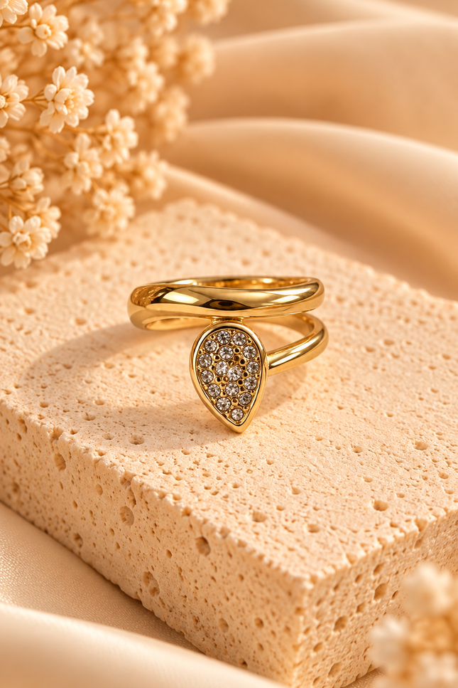 Bague Élégance - Dorée