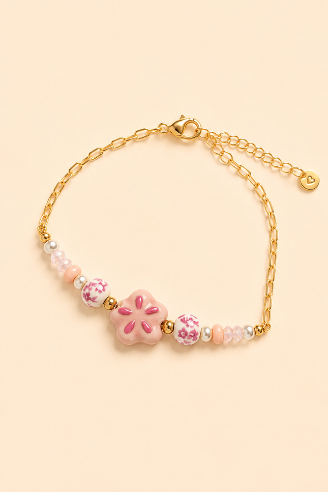 Bracelet Rose méditerranéenne