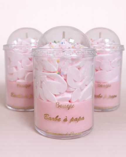 Bougie Chantilly - Barbe à papa
