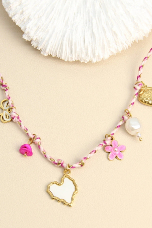 Collier charms Romantique