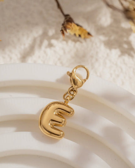 Charm Lettre Ballon - Doré