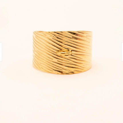 Bague pour charms  - Dorée