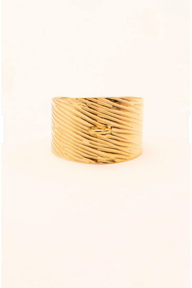 Bague pour charms  - Dorée