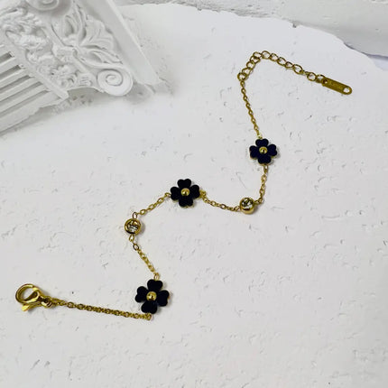 Bracelet Mya - Doré Noir