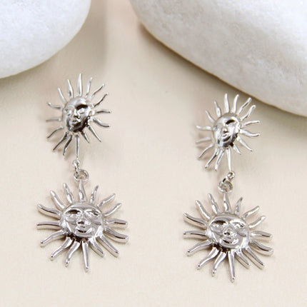 Boucles d'oreilles Éclat - Argentée