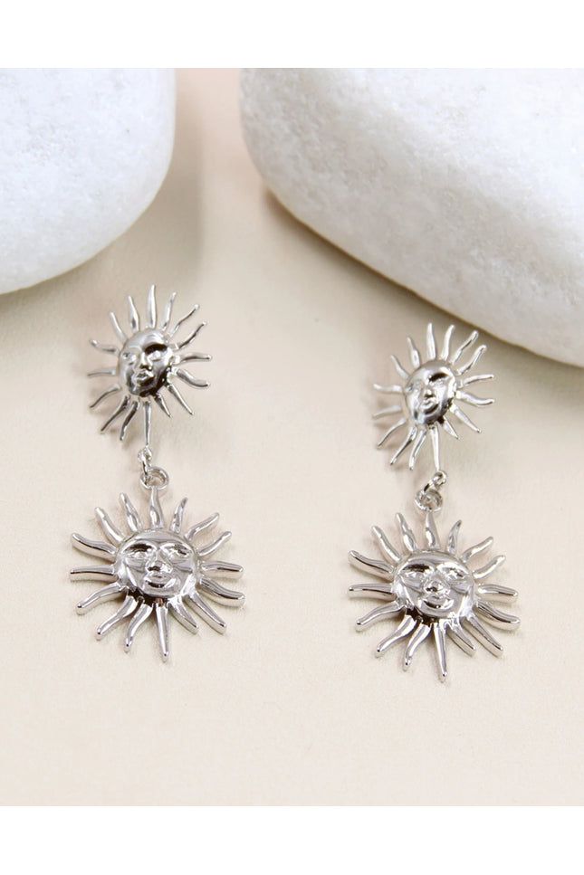 Boucles d'oreilles Éclat - Argentée