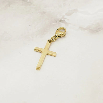 Charm Croix - Doré