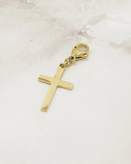 Charm Croix - Doré