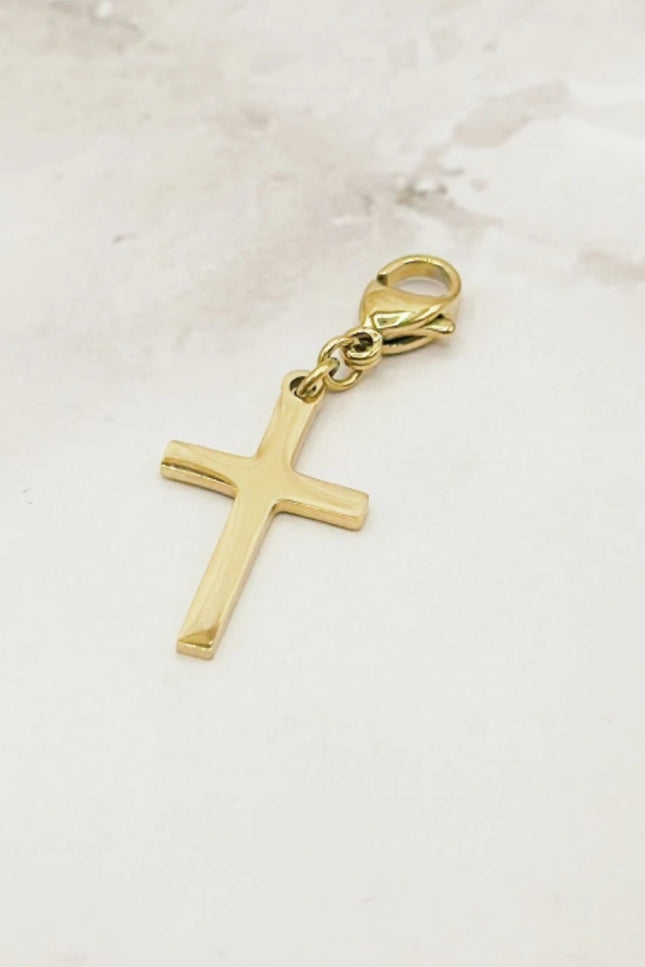 Charm Croix - Doré