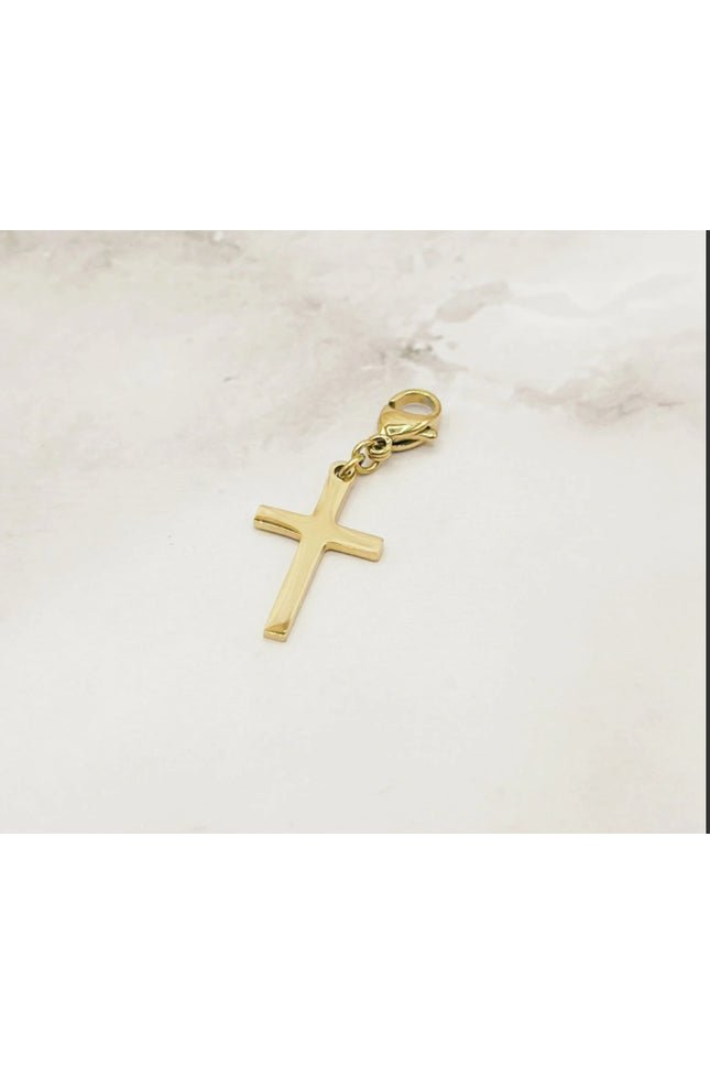 Charm Croix - Doré
