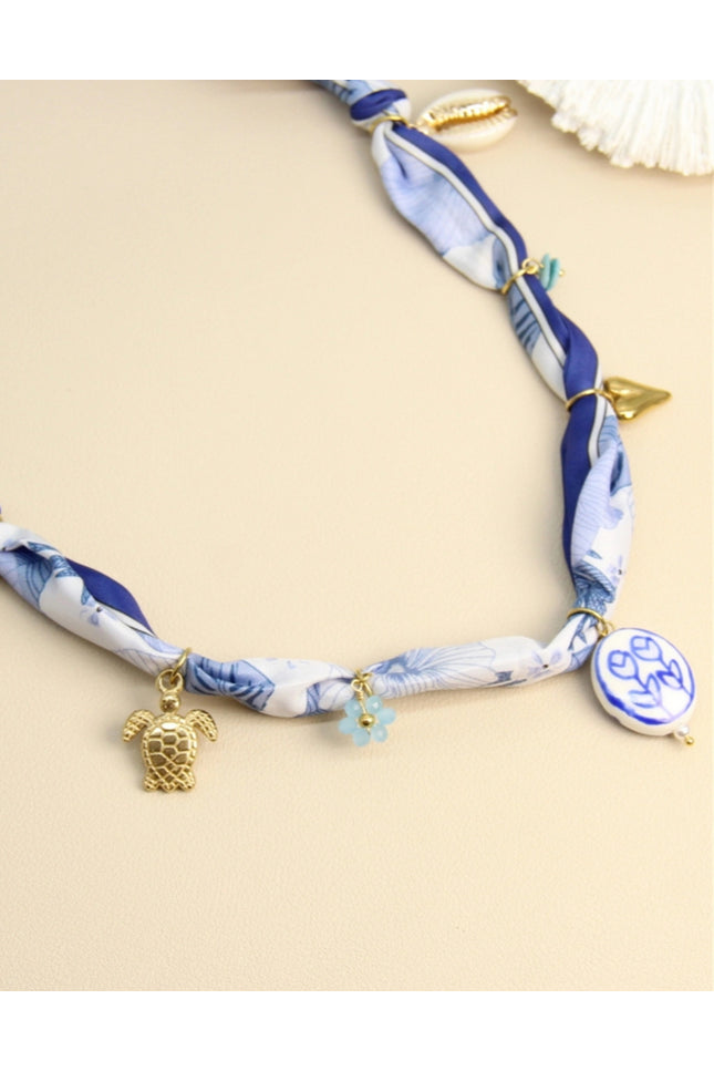 Collier Foulard Pampilles