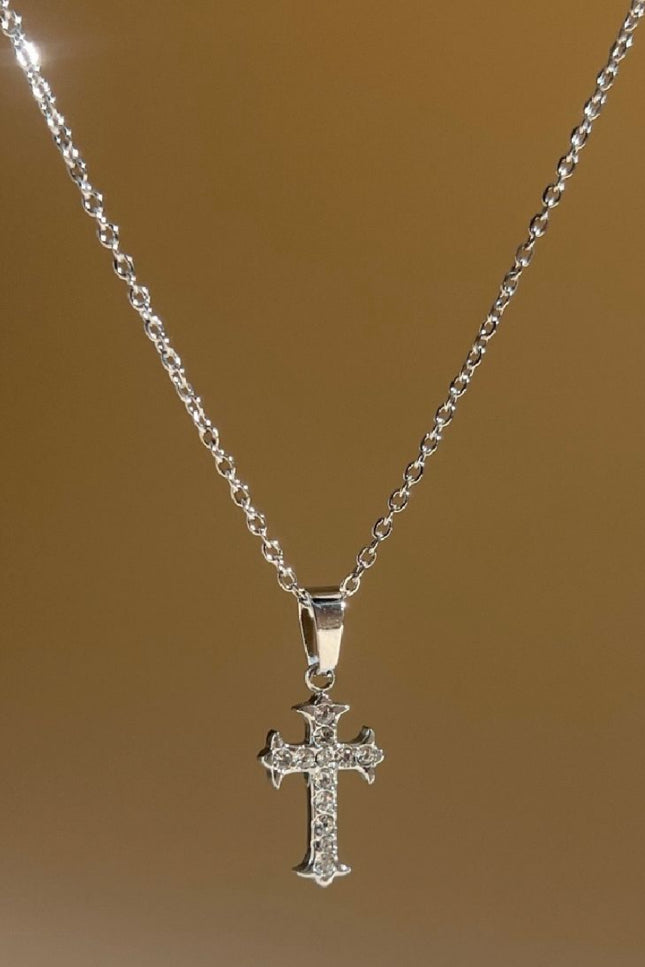 Collier Croix - Argenté