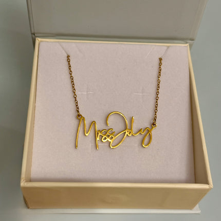Collier Prestance Name  - Personnalisé