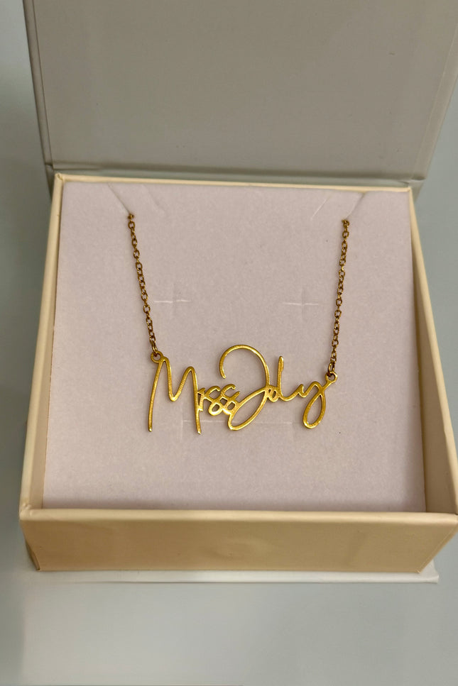 Collier Prestance Name  - Personnalisé